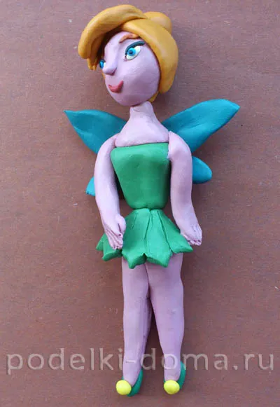 Păpuși de plastilină - Fairy Ding-Ding, o cutie de idei și ateliere