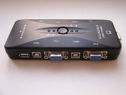 KVM превключвател 3 USB порт 2