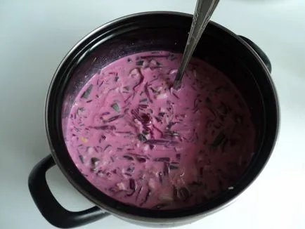 Литовски студена супа рецепта със снимки