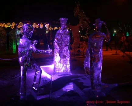 sculpturi din gheață