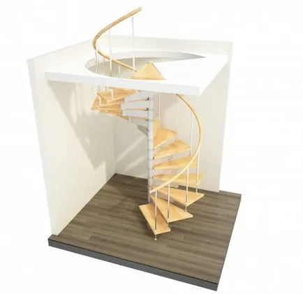 Stairwell különösen számítások méretezési módszereit a mennyezeten eszköz, eltérő