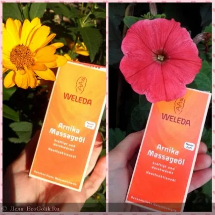 Масажно масло с Arnica Weleda - Преглед ekoblogera Lelia