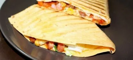 Mexikói tortilla - Teszt receptek és töltelékek búza és kukorica tortilla