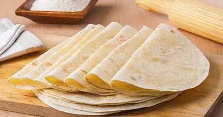 Mexican tortilla - test rețete și glazuri grâu și porumb tortilla