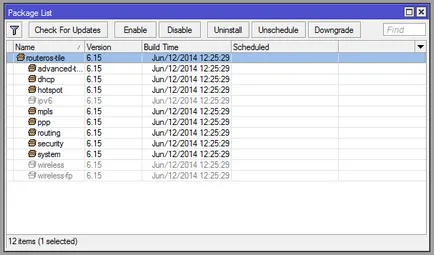 Mikrotik firmware frissítés - tapasztalatok megosztása