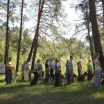 В началния курс на обучение на кучета послушание trennirovki основни умения