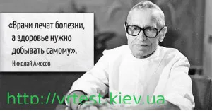 Николай Амосов за лечение на сърдечно-съдови заболявания