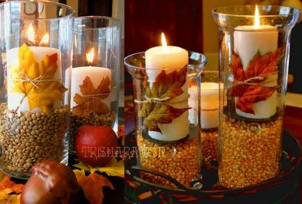 Коледни свещи с собствените си ръце, производство и декор (снимки и видео)