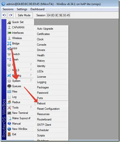 Actualizarea firmware-ului de pe MikroTik hap Lite (instrucțiuni pentru toate routerele MikroTik), răspunsuri