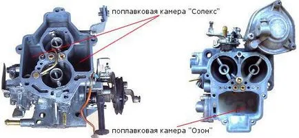 Почистване, чистене карбуратори 2108, 21081, 21083 и Solex 2105, 2107, озон