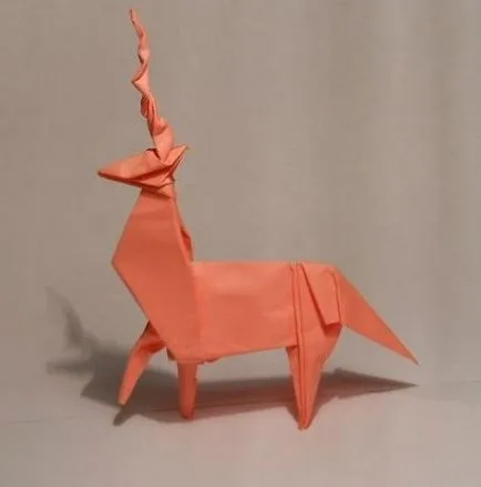 origami egyszarvú