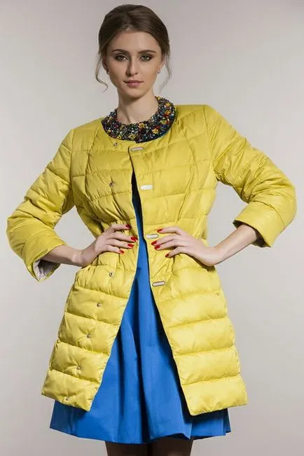 Toamna 2017 fotografie jachete trendy padding din poliester, ce să poarte jachete femei pe sintepon