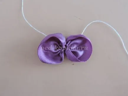 Panouri realizate din materiale textile „buchet de violete“, cu propriile sale mâini