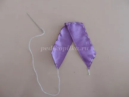 Panouri realizate din materiale textile „buchet de violete“, cu propriile sale mâini