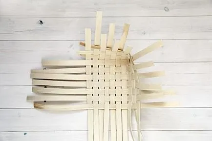 Уийвинг кошници от фурнир със собствените си ръце на технологии и техники на тъкане кошници - лесно нещо