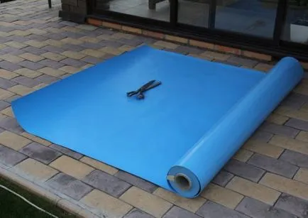 PVC фолио за вид покритие басейн, ползи като лепило