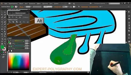 Egy egyszerű módja annak, hogy festeni egy objektum Illustrator