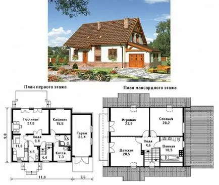 Proiecte de case în zonele rurale, design și arhitectură