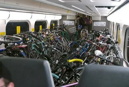 Transportul de o bicicletă cu privire la regulile de cost tren