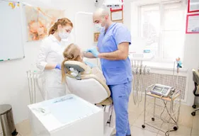 Венците рецесия - хирургия - стоматологични услуги в Краснодар