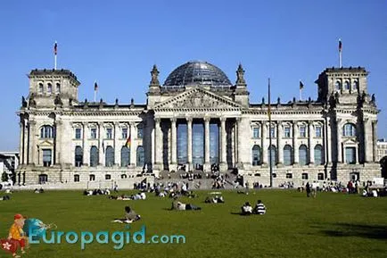 A berlini Reichstag, és megtalálni, hogyan lehet a térképen