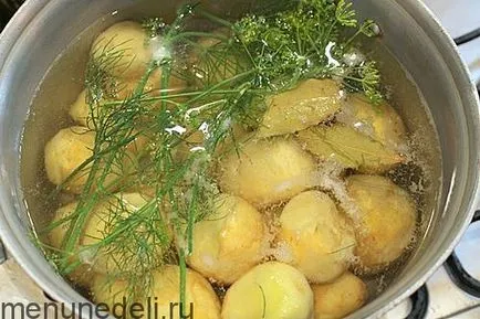 Recept sült újburgonya rókagombával