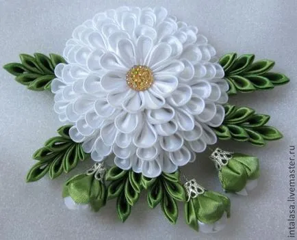 Bud tehnica de asamblare kanzashi - Fair Masters - manual, lucrate manual