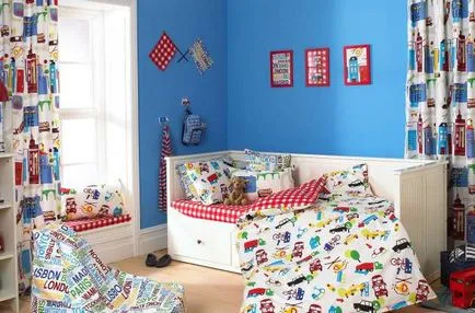 Függöny gyermekek szobáihoz, válassza ki a megfelelő design