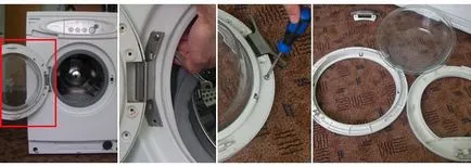 Broken пералня копче подмяна и ремонт на вратата на люка със собствените си ръце!