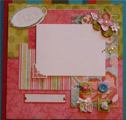 Scrapbooking kártya