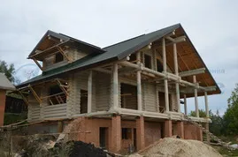 Строителство на къщи и вили от профилирана дървесина до ключ