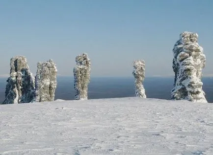 elöregedett oszlopok fennsík Manpupuner