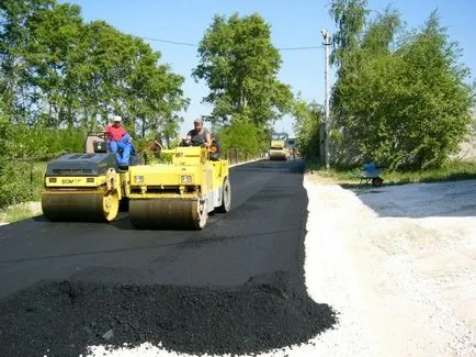 Construcția drumului în țară