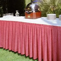 Koktélparti szoknya egy esküvői asztalra, yunteks