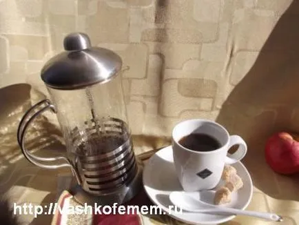 Franceză comentarii de presă de cafea, fotografii, modul de a alege, modul de utilizare