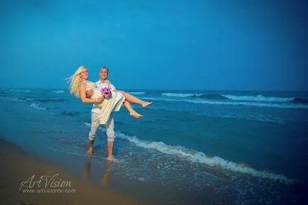 fotografii de nunta, sedinta foto pe plaja din Spania