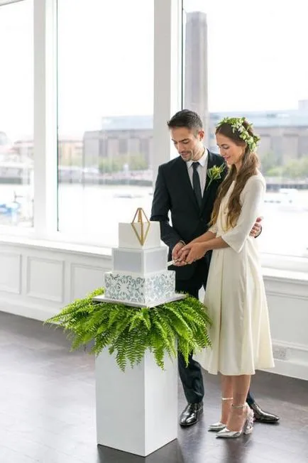 Сватба в стила на минимализма поставя акценти