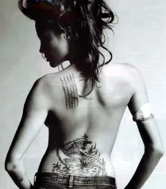 Tatuaje de Angelina Jolie (tatuaj Jolie Angelina) - 30 fotografii, tatuaje, tatuaj