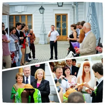 Ceremoniamester St. Petersburg, ami az esküvő