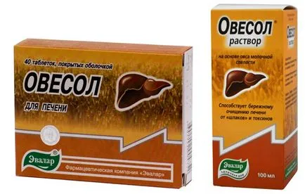 Таблетки за почистване на черния дроб - Ovesol като приема, прегледи