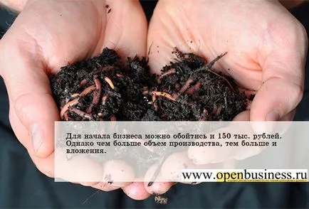 Производството на фирмата в vermicompost