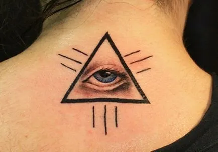 Eye Tattoo háromszögben a portálon