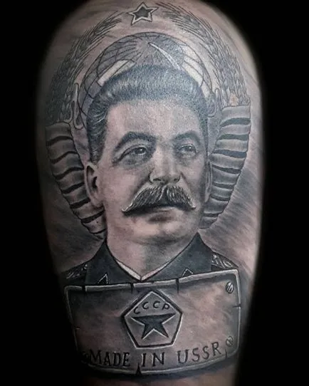 Tattoo Sztálin érték tetoválás, fotók, vázlatok