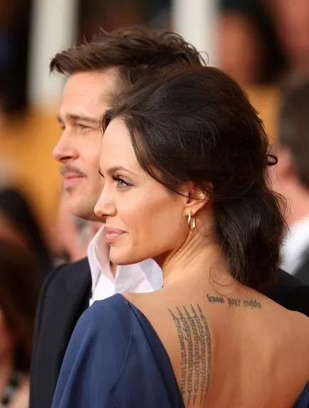 Tatuaje de Angelina Jolie (tatuaj Jolie Angelina) - 30 fotografii, tatuaje, tatuaj