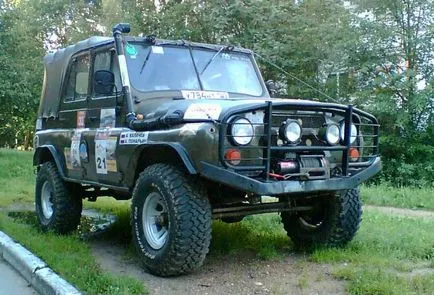 Tuning UAZ 469 megváltoztatni az autó jellemzői