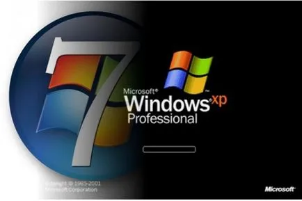 Telepítse a Windows 7 és a Windows XP