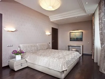 Изберете тапет за спалнята - дизайн, цвят, текстура, лепкава