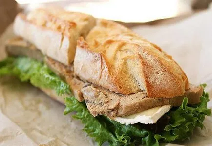 Delicious сандвич с пастет
