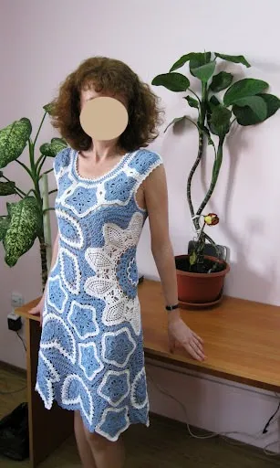 Rochie din tricotaj tehnica excelenta, un rezultat rău - un blog de moda