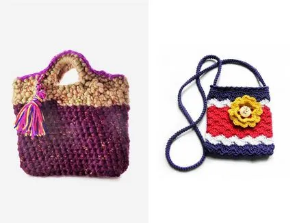 saci pentru copii tricotate - Sfaturi craftswomen